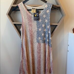Country Girl American Flag Dress